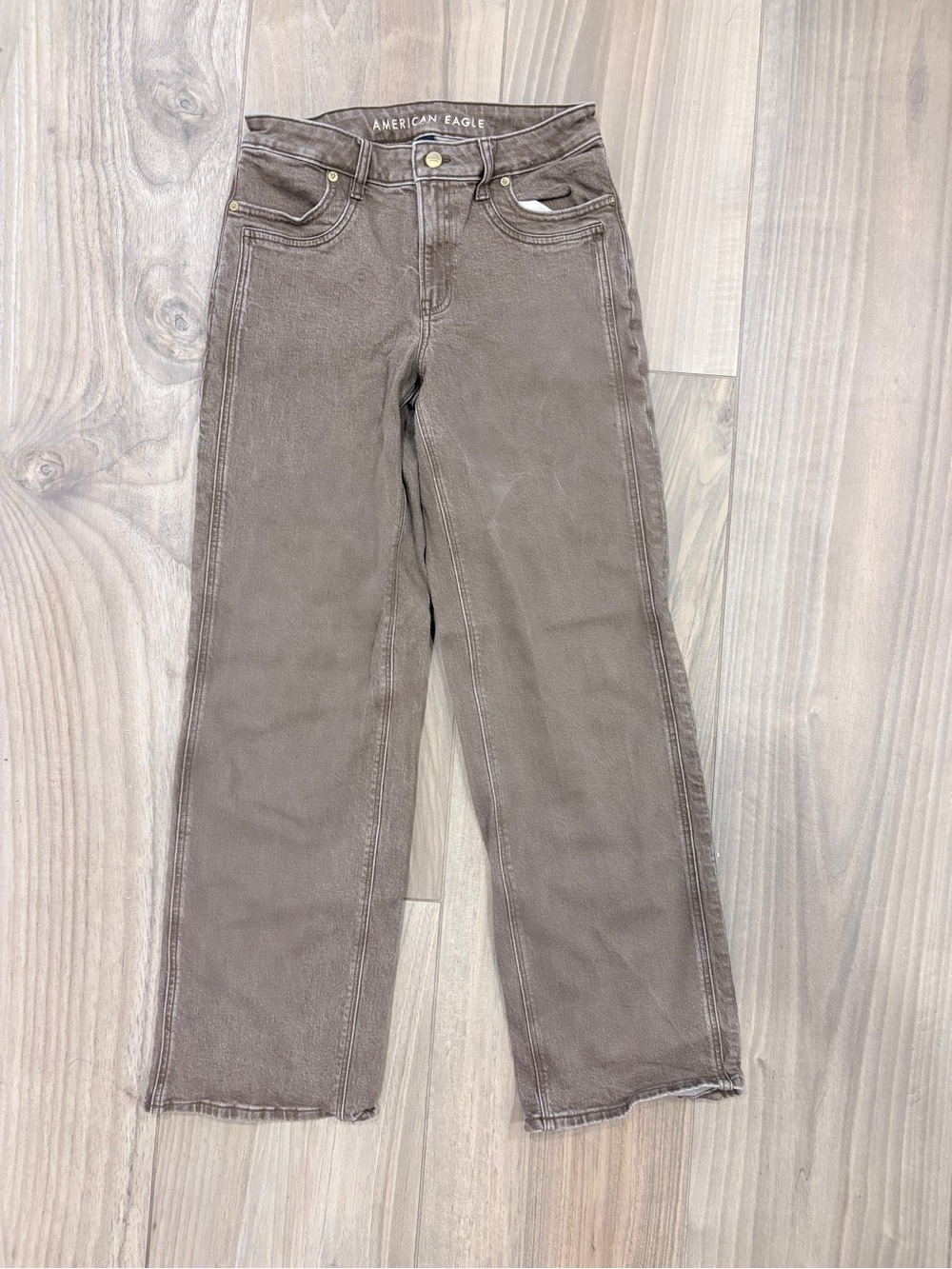 American Eagle Outfitters Women’s Taupe Boyfriend Jeans